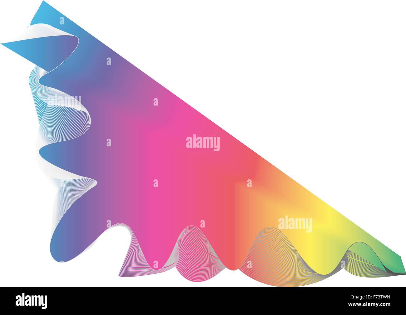 Abstract vector background design. Colorful Rainbow in white background ...