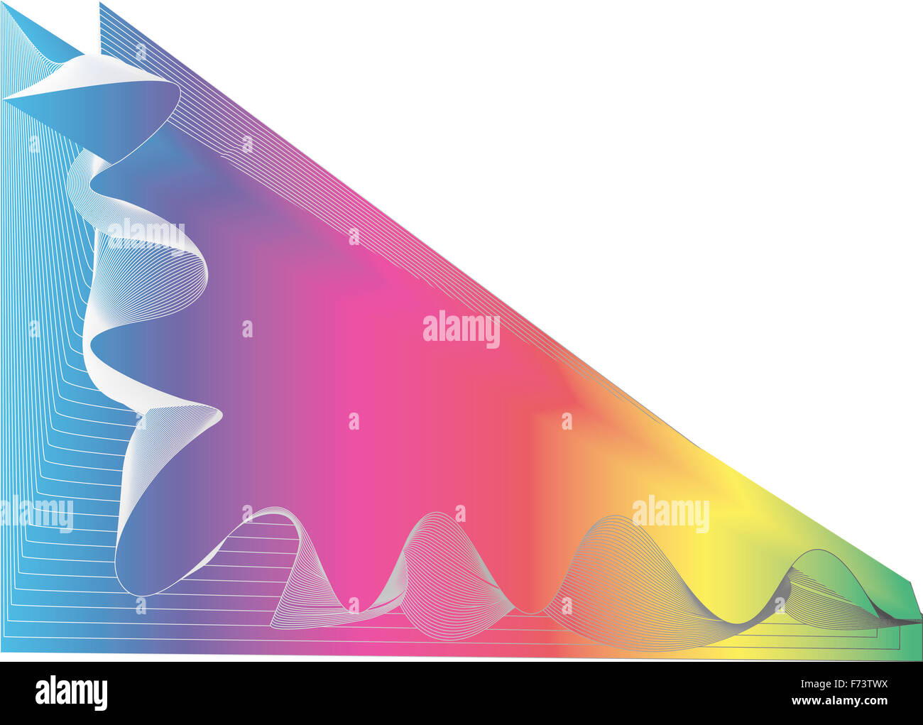 Abstract vector background design. Colorful Rainbow in white background ...