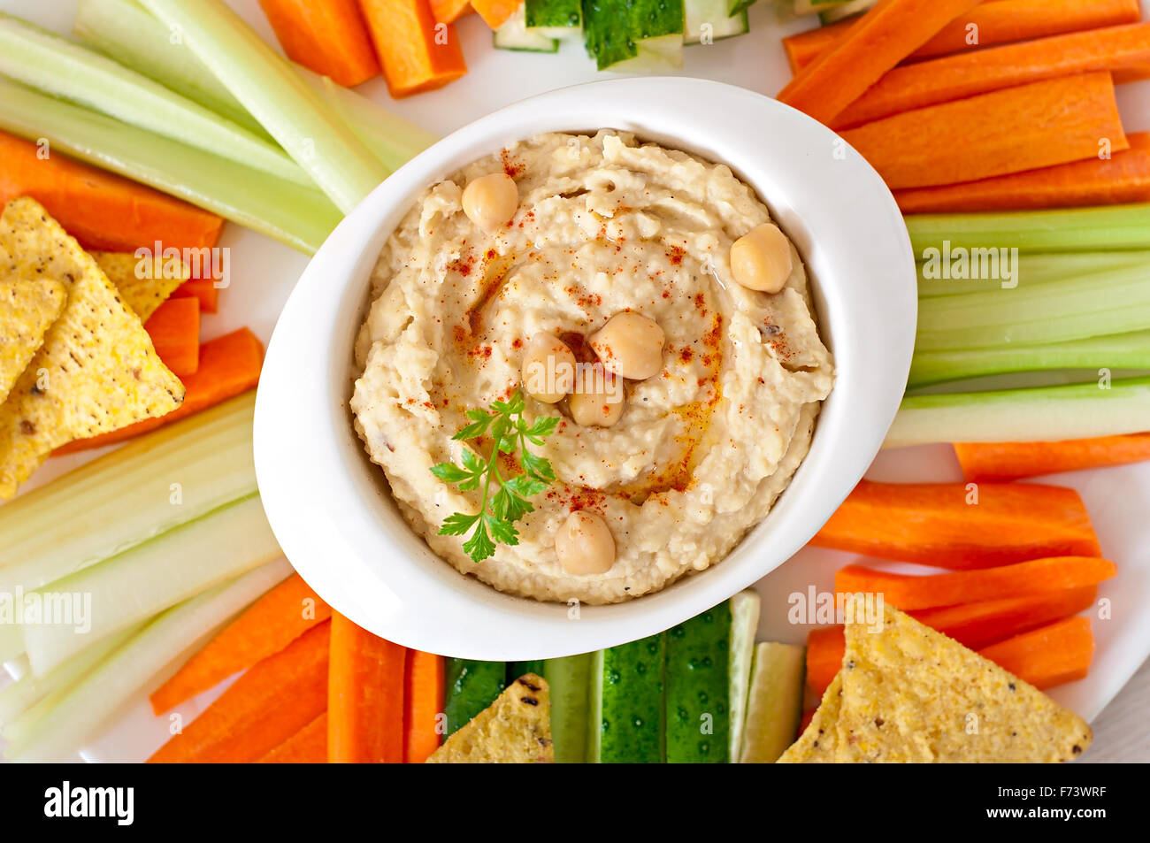 Hummus and vegetables hires stock photography and images Alamy