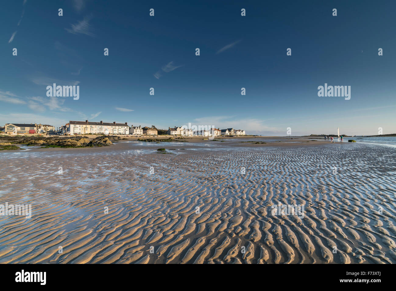 Rhosneigr beach or Traeth Crigyll on Anglesey North Wales Stock Photo ...