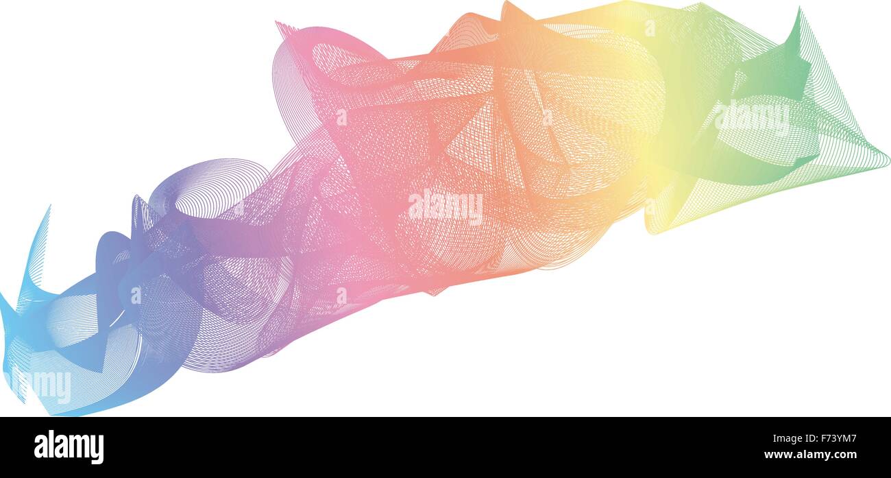 Abstract vector background design. Colorful Rainbow in white background ...