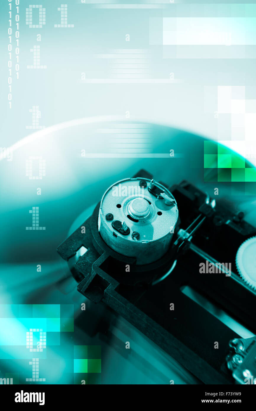 Abstract illustration background of technology concept Stock Photo