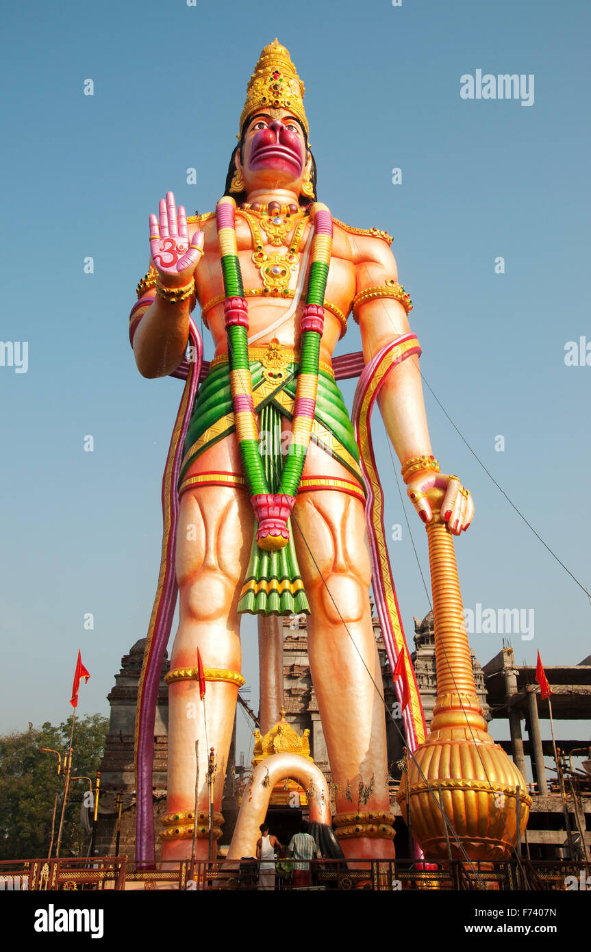 Hanuman statue, Nandura, Buldana, Maharashtra, India, Asia Stock Photo