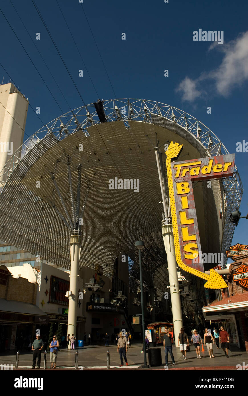 Trader Bills sign  Las Vegas Nevada USA Stock Photo