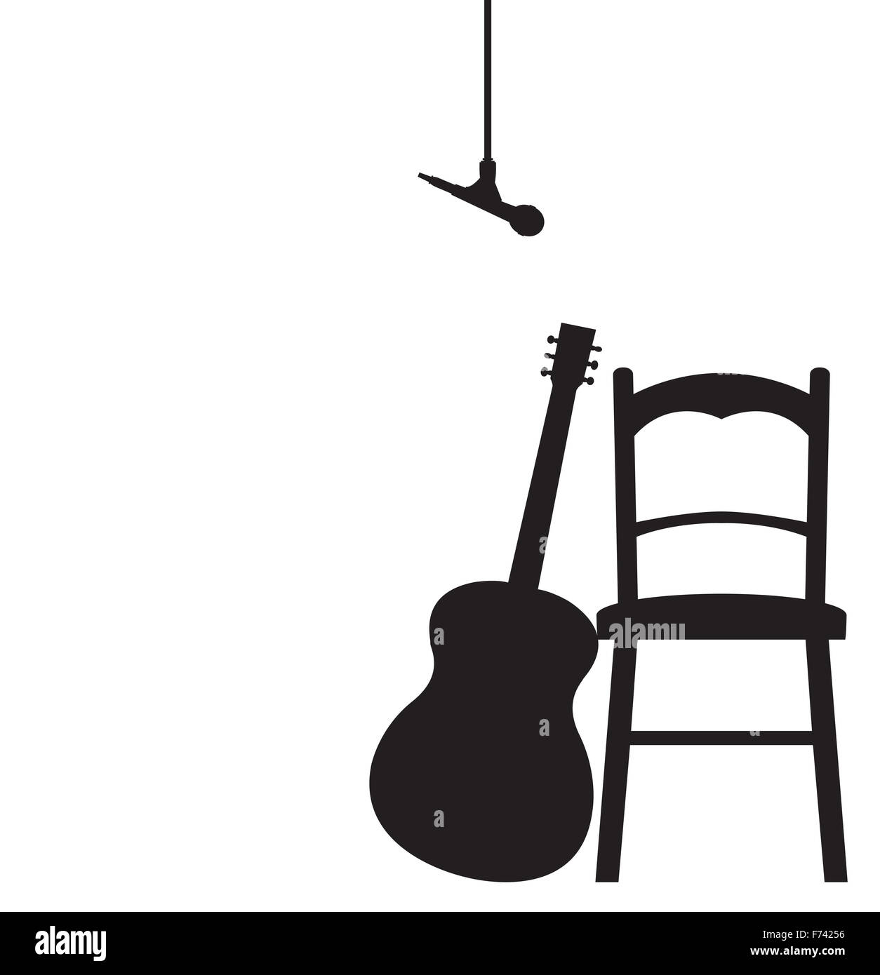 Guitar chair Cut Out Stock Images & Pictures - Alamy