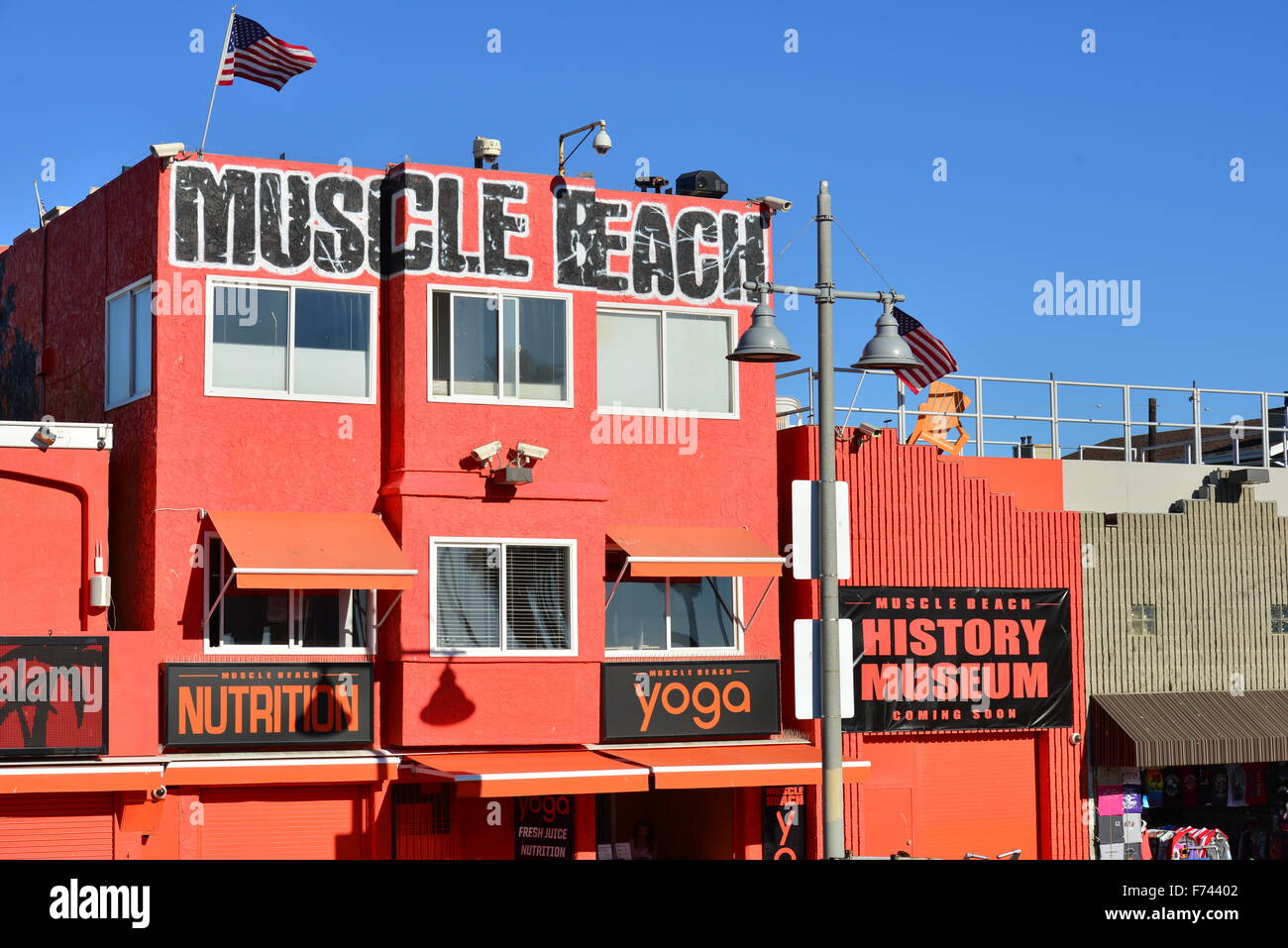 Muscle Beach California Stock Photo Alamy