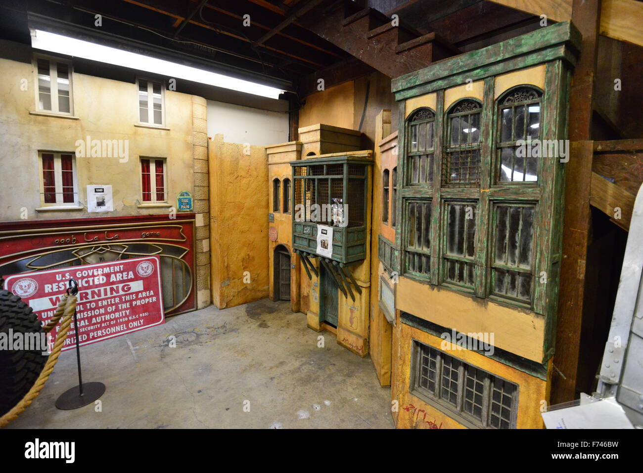 A props department at Paramount pictures in Los Angeles Stock Photo Alamy