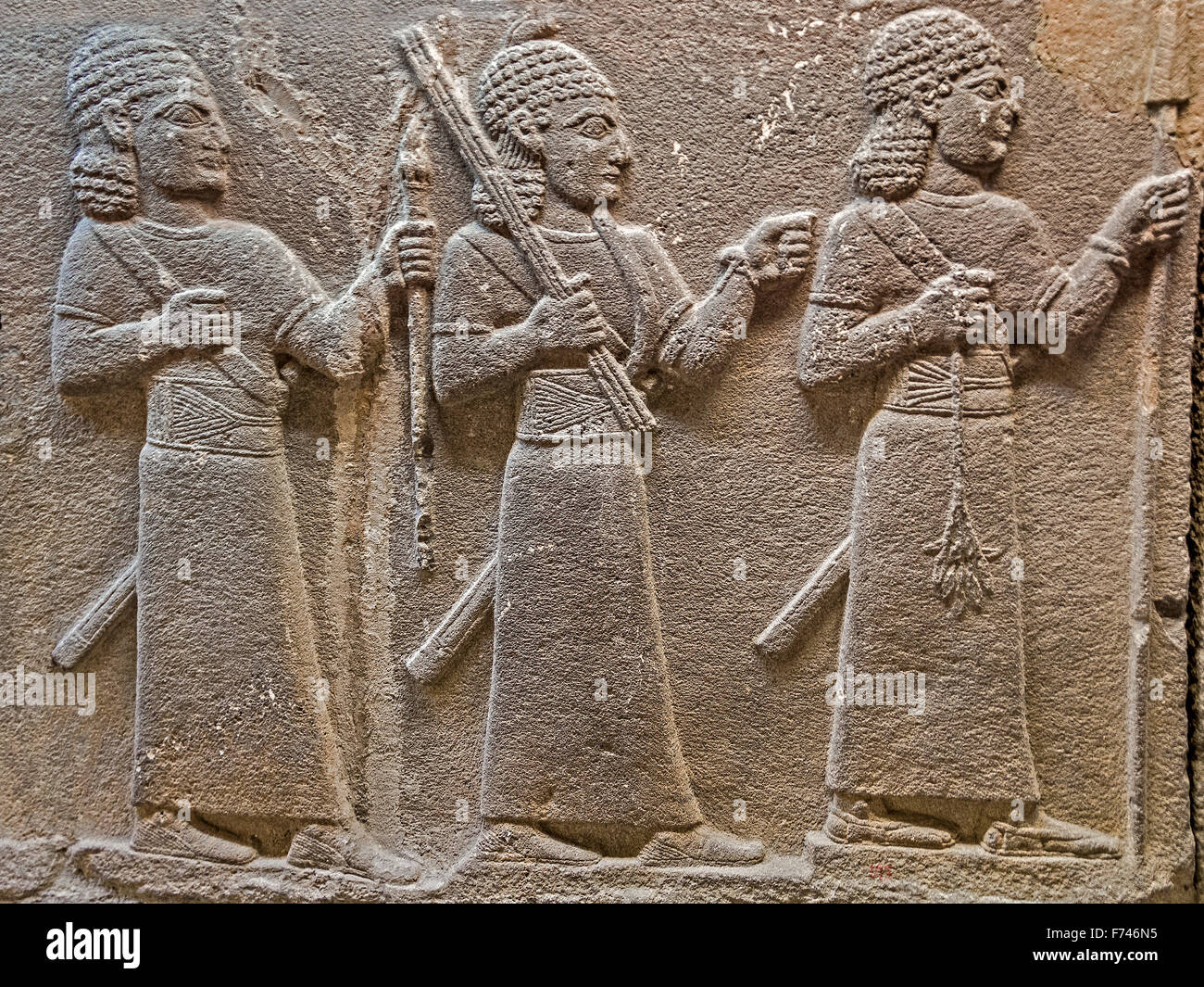 Three Warriors from the legend of Gilgamesh Ankara Turkey Stock Photo