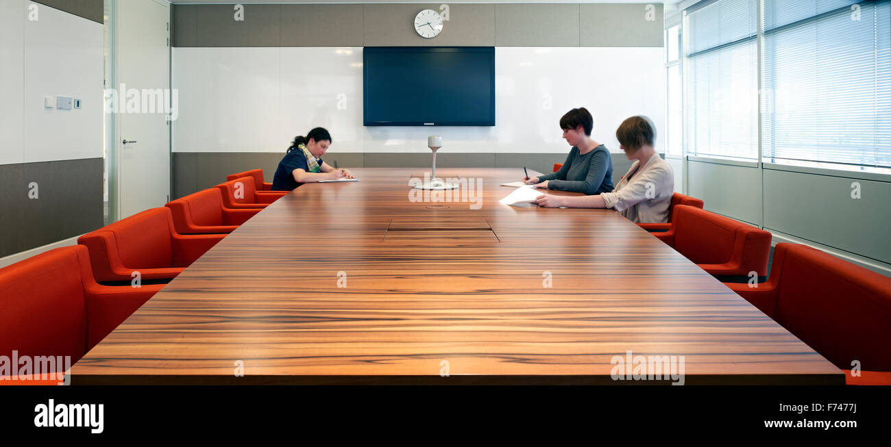 Conference room in Microsoft Campus, Thames Valley Park, Reading, England, UK Stock Photo