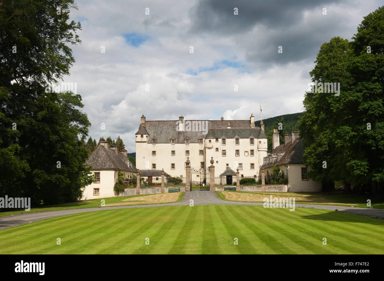 Traquair House Innerleithen, near Peebles, Scottish Borders Stock