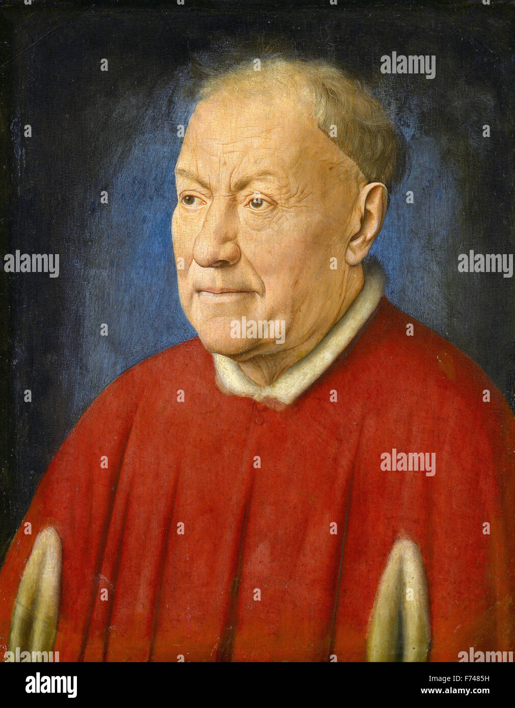 Jan Van Eyck - Kardinal Niccolò Albergati Stock Photo