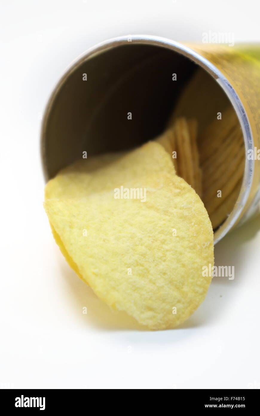 Chips in box Stock Photo Alamy