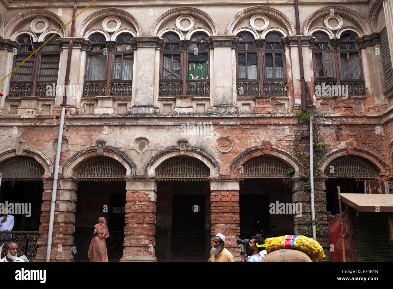 DHAKA, BANGLADESH 17th November View of old building Ruplal House in