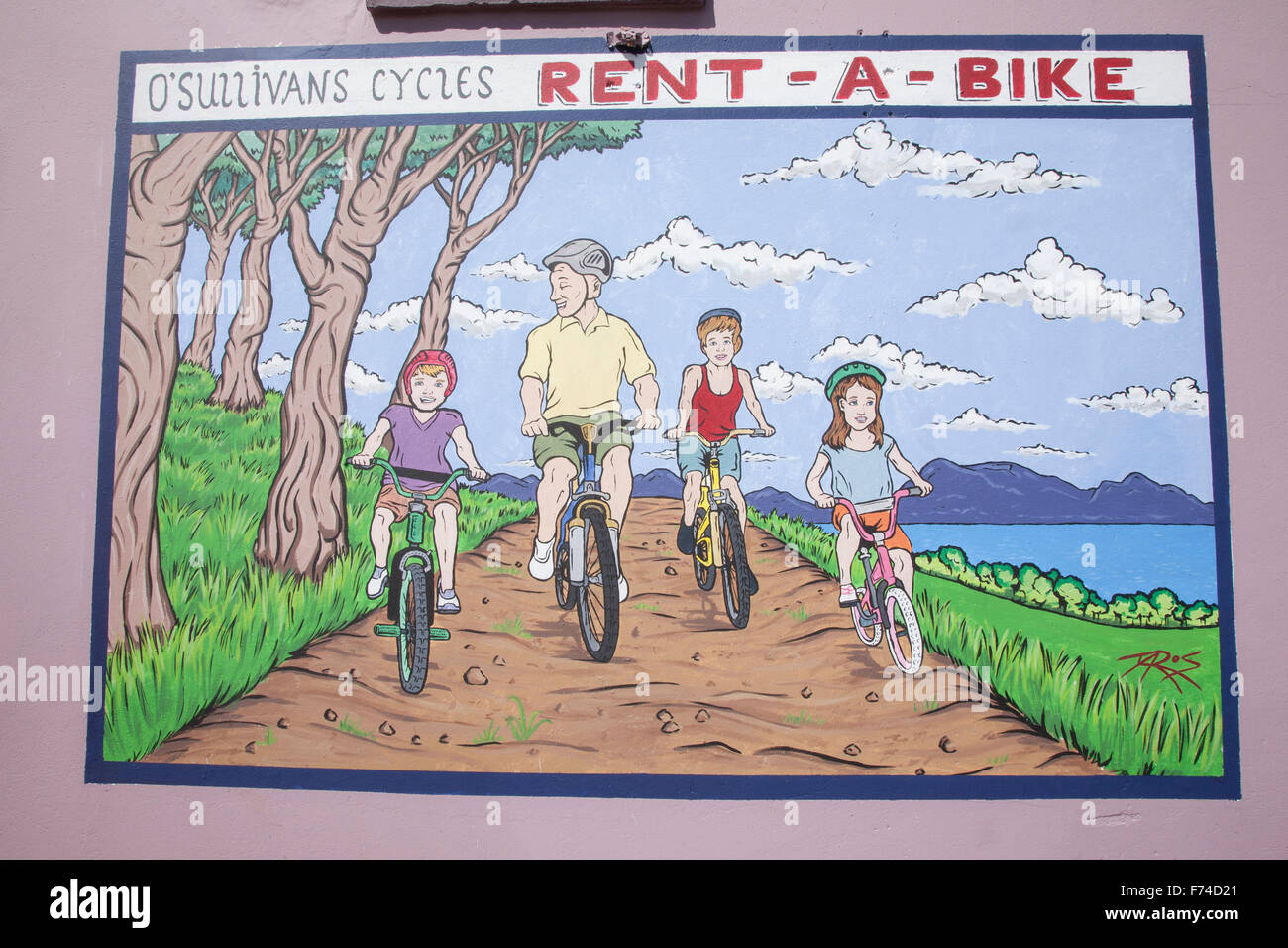 O'Sullivans Bike Hire, Killarney; County Kerry; Ireland Stock Photo Alamy