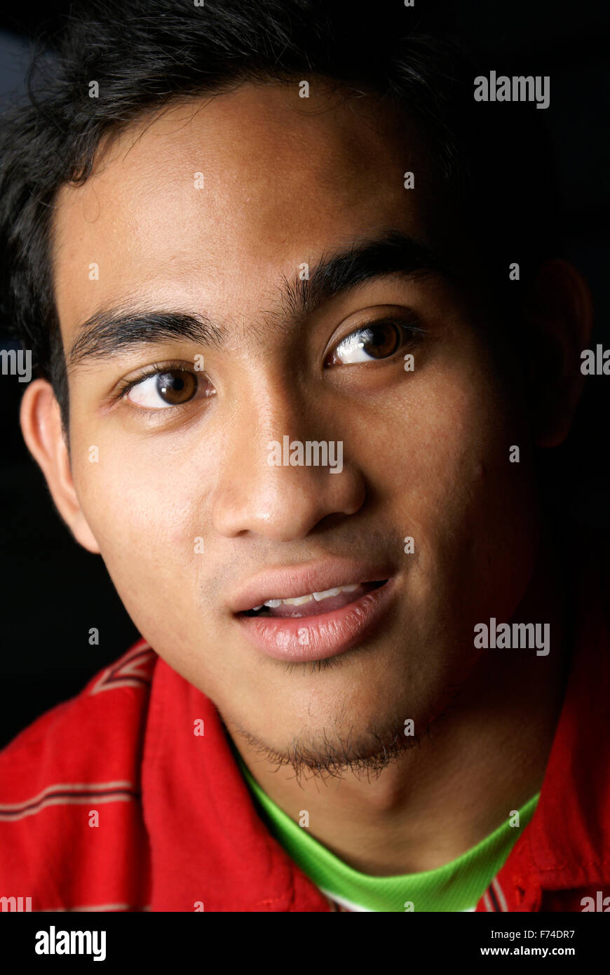 Surprised Malay Man Stock Photo Alamy