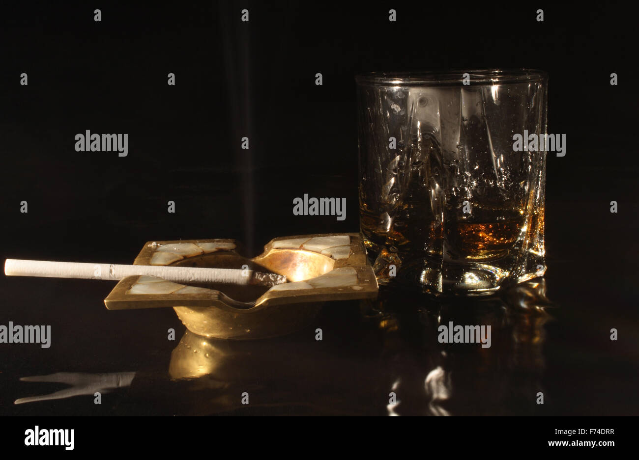 Some drinking and smoking stock photo alamy