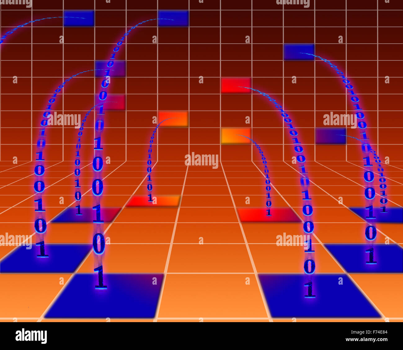 Binary code conceptual hi-res stock photography and images - Alamy