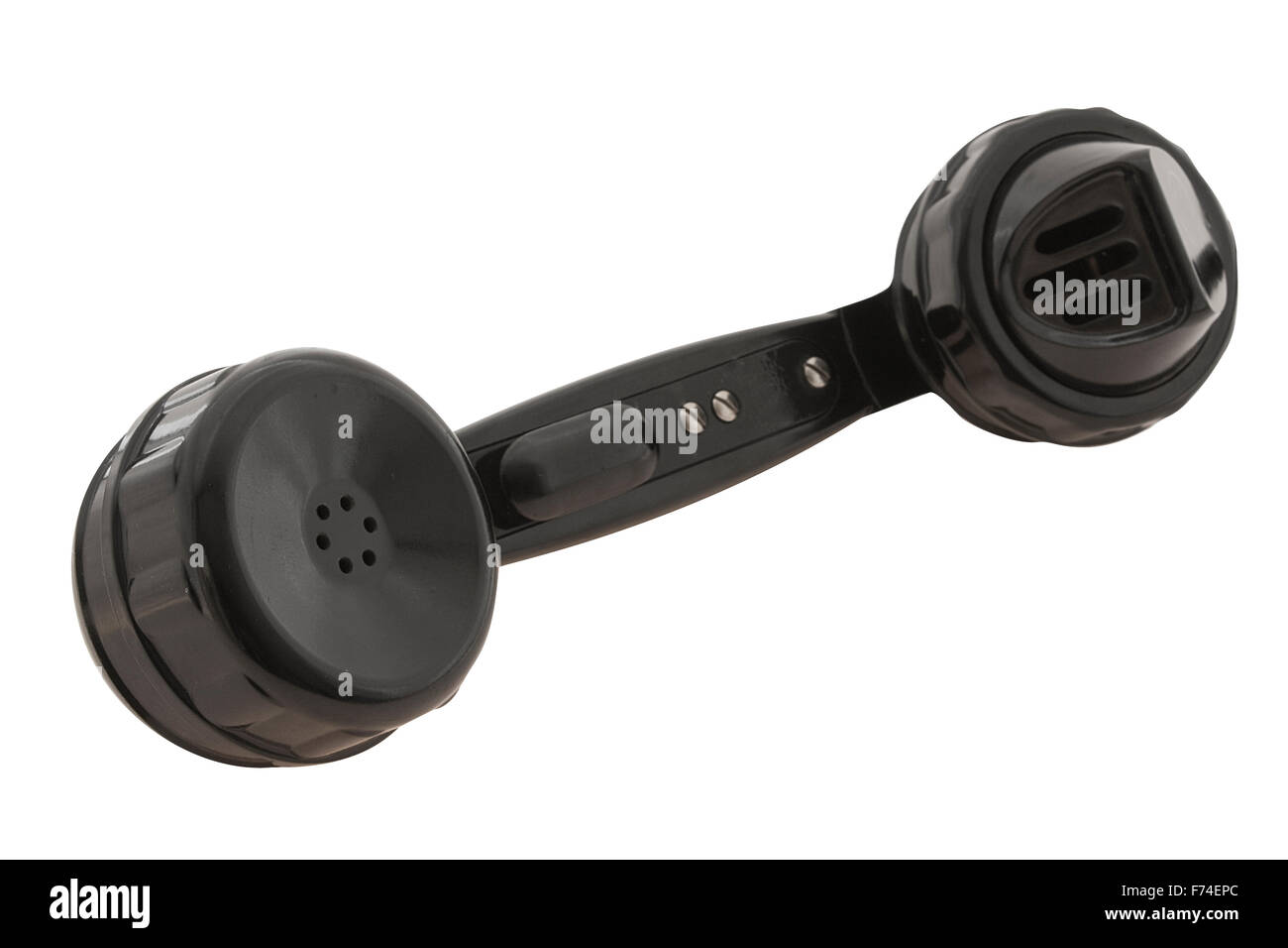 Black telephone tube Stock Photo Alamy