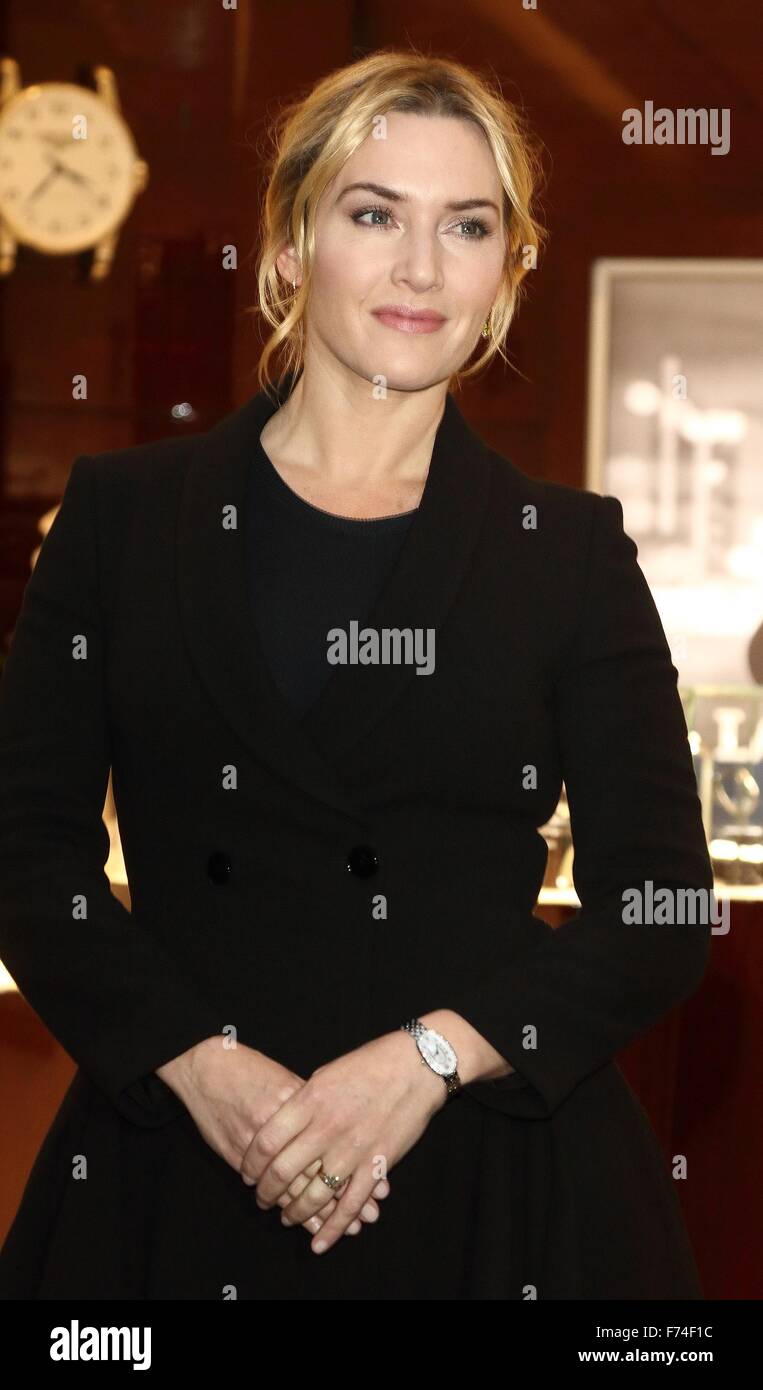 London, UK. Kate Winslet - Longines Ambassador of Elegance - opens the ...