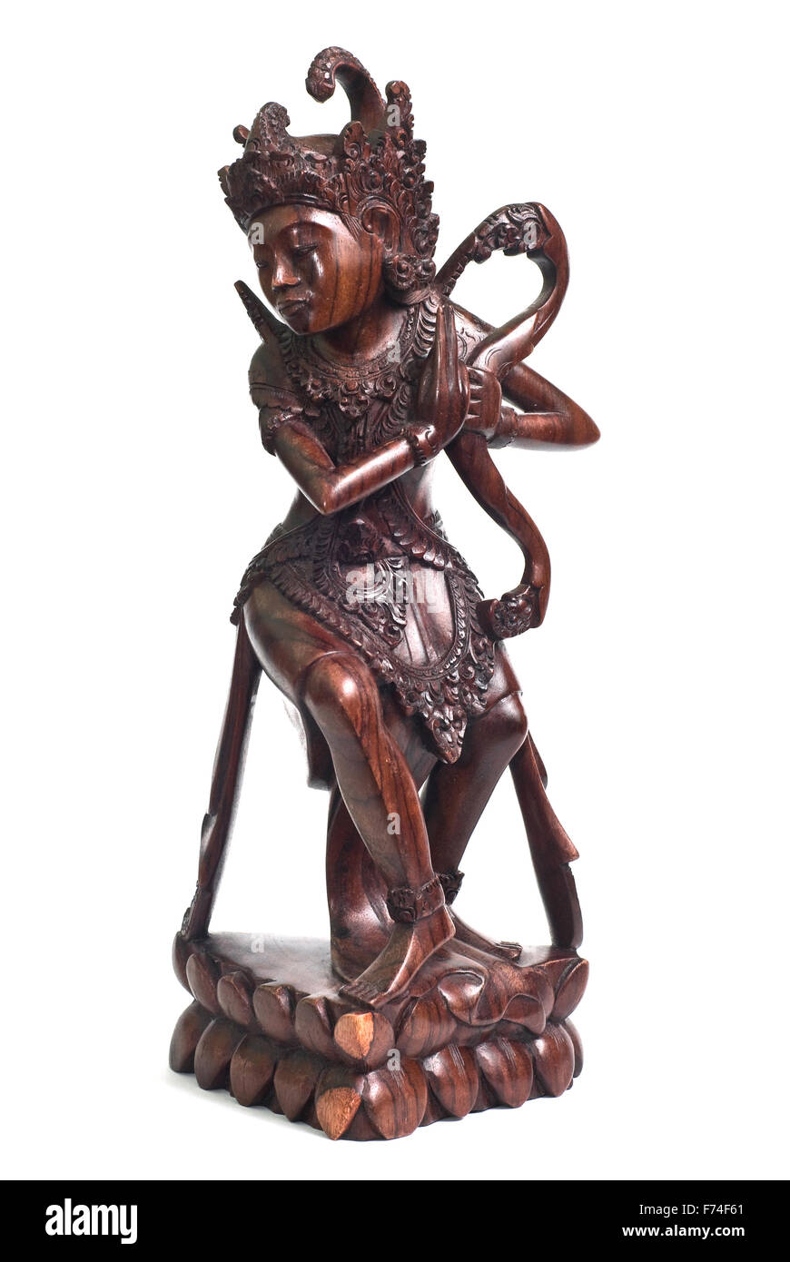 Wood carved statue - Bali - Indonesia Stock Photo - Alamy