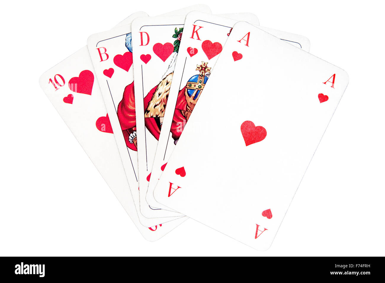 Royal Flush Hearts Openclipart vrogue.co