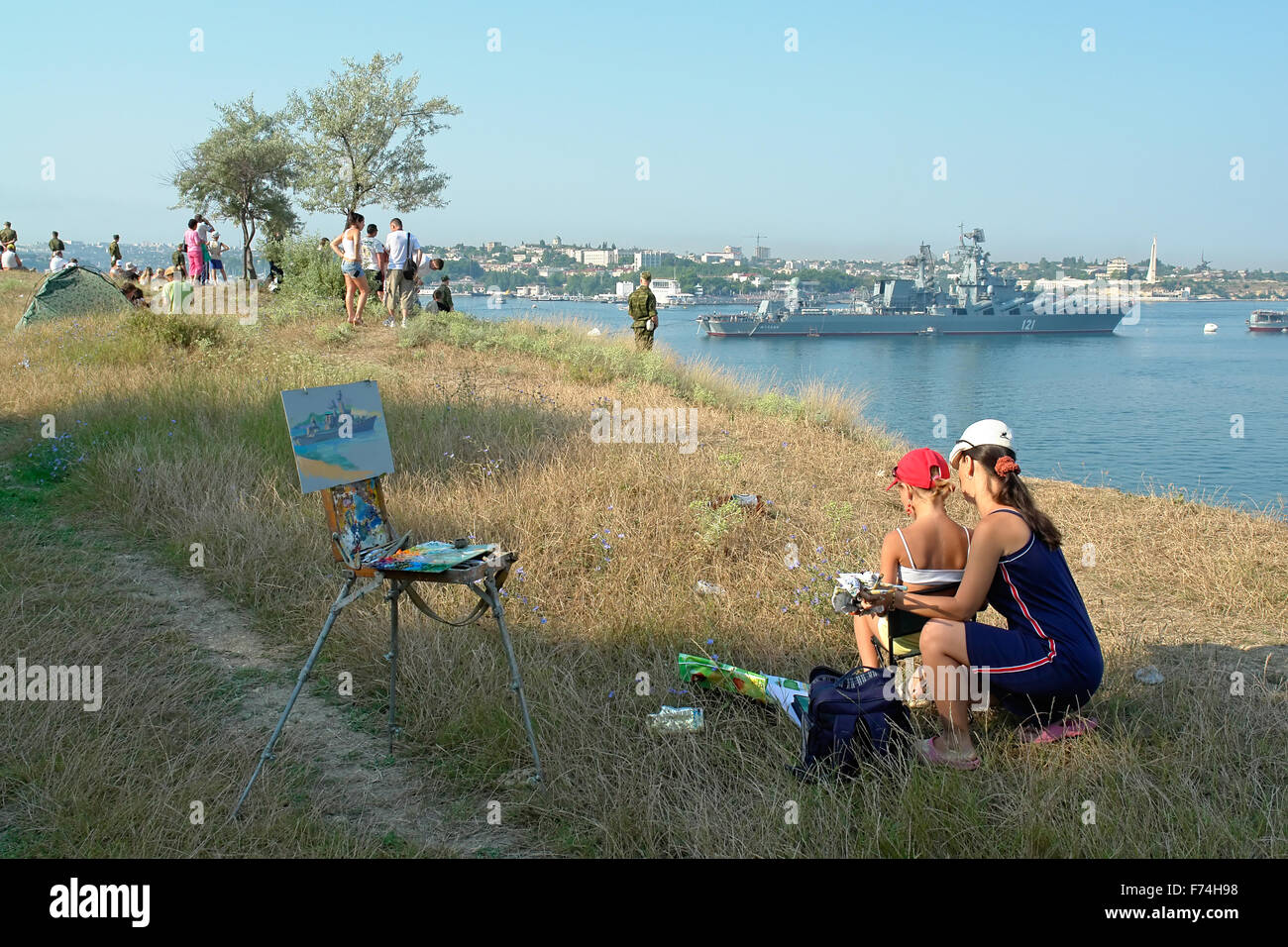 Training to drawing Stock Photo Alamy