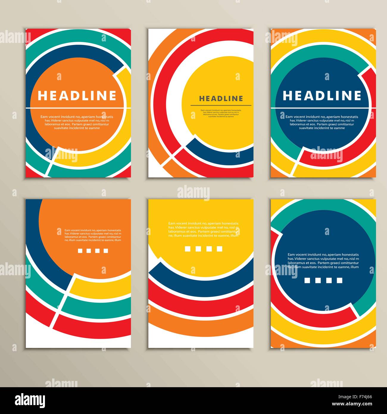 Vector set abstract circle Stock Vector Image & Art - Alamy