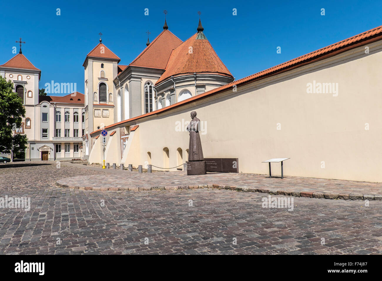 Guest House of Kaunas Archdiocese, Kaunas, Lithuania Stock Photo