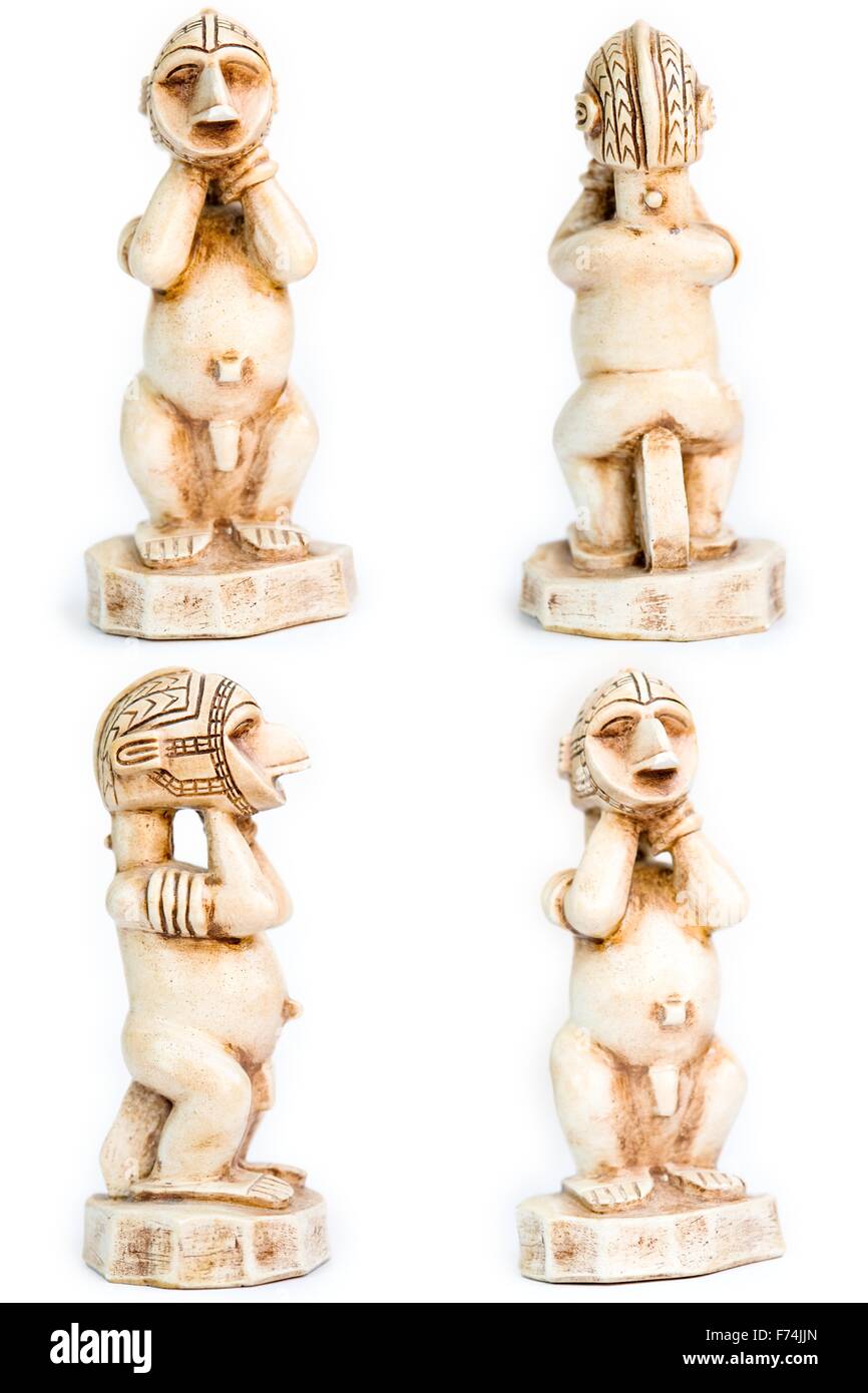 Small African figurine Stock Photo Alamy