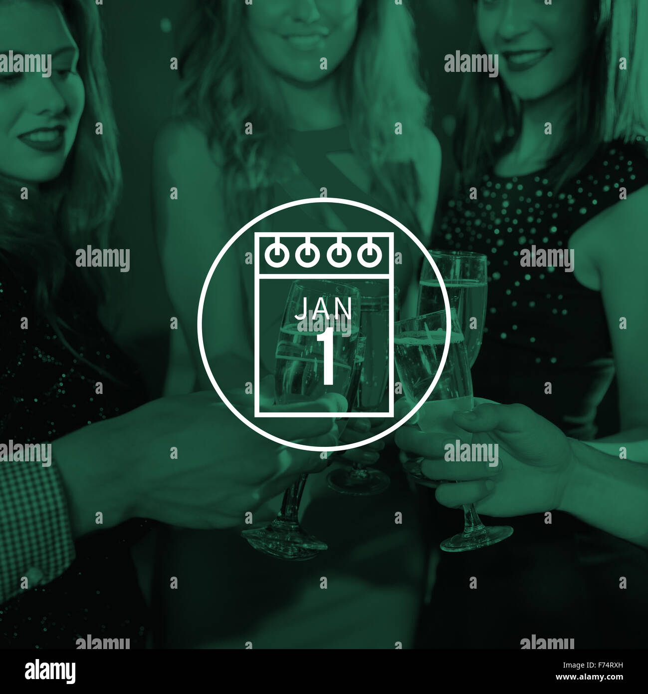Composite image of calendar Stock Photo