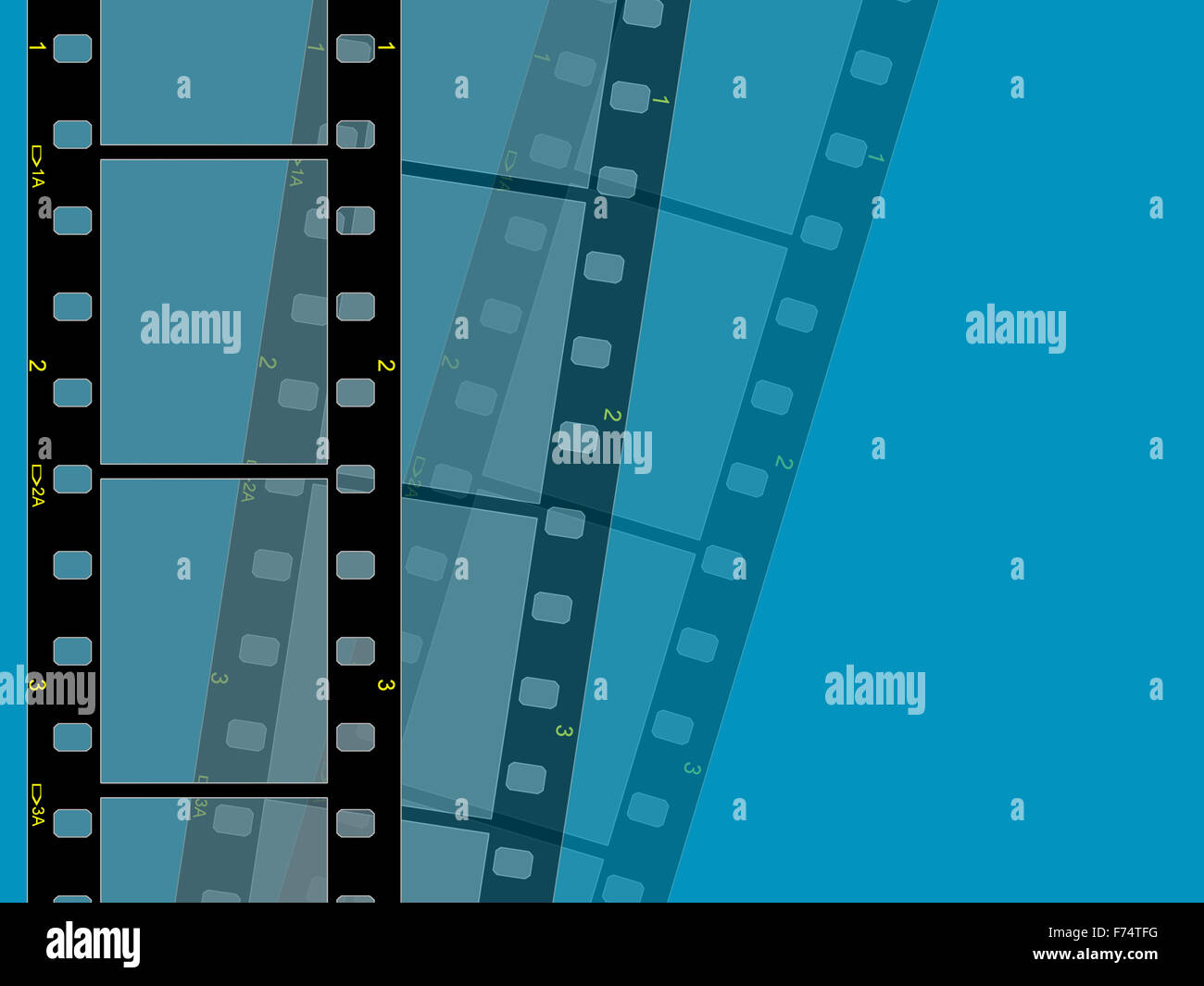 High resolution 3 frame film 35mm Stock Photo Alamy