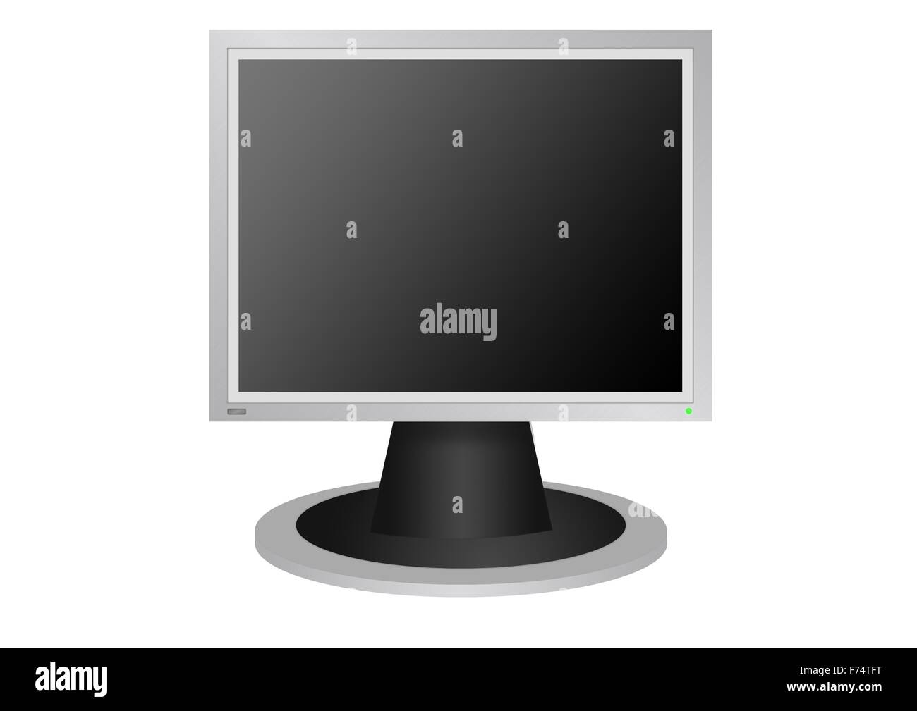 LCD monitor 4´┐¢3 isolated Stock Photo - Alamy