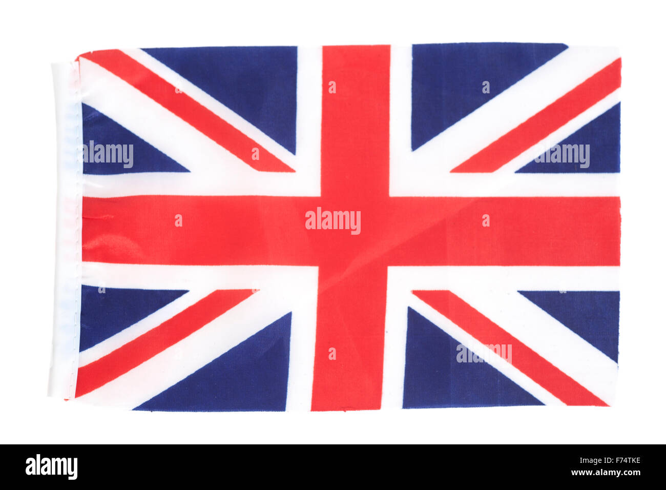 Flag of Great Britain Isolated on White Stock Photo - Alamy