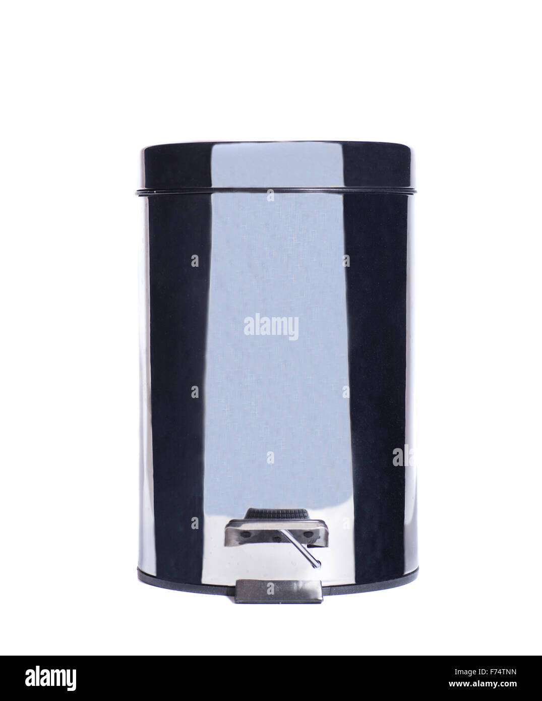 Garbage bin isolated on white Stock Photo - Alamy