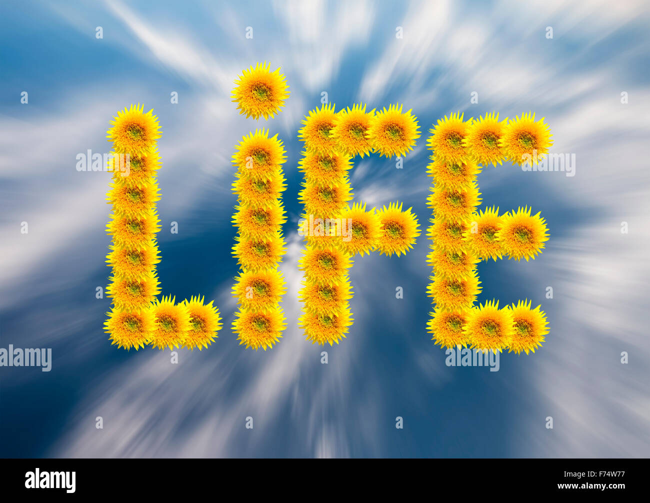 Word cloud life concept hi-res stock photography and images - Alamy