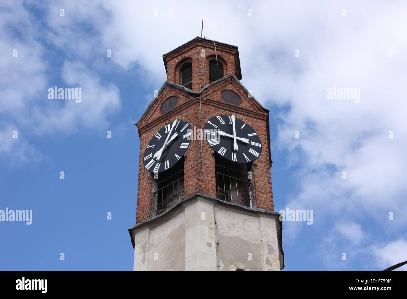 The clock tower in Pristina, Kosovo Stock Photo Alamy