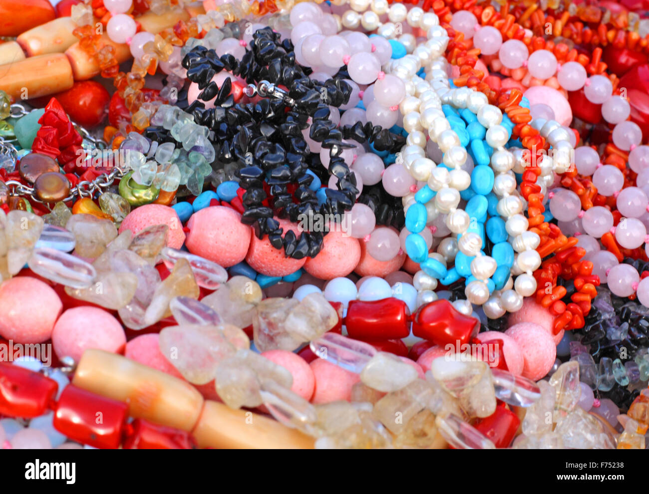 Variety of beads Stock Photo Alamy