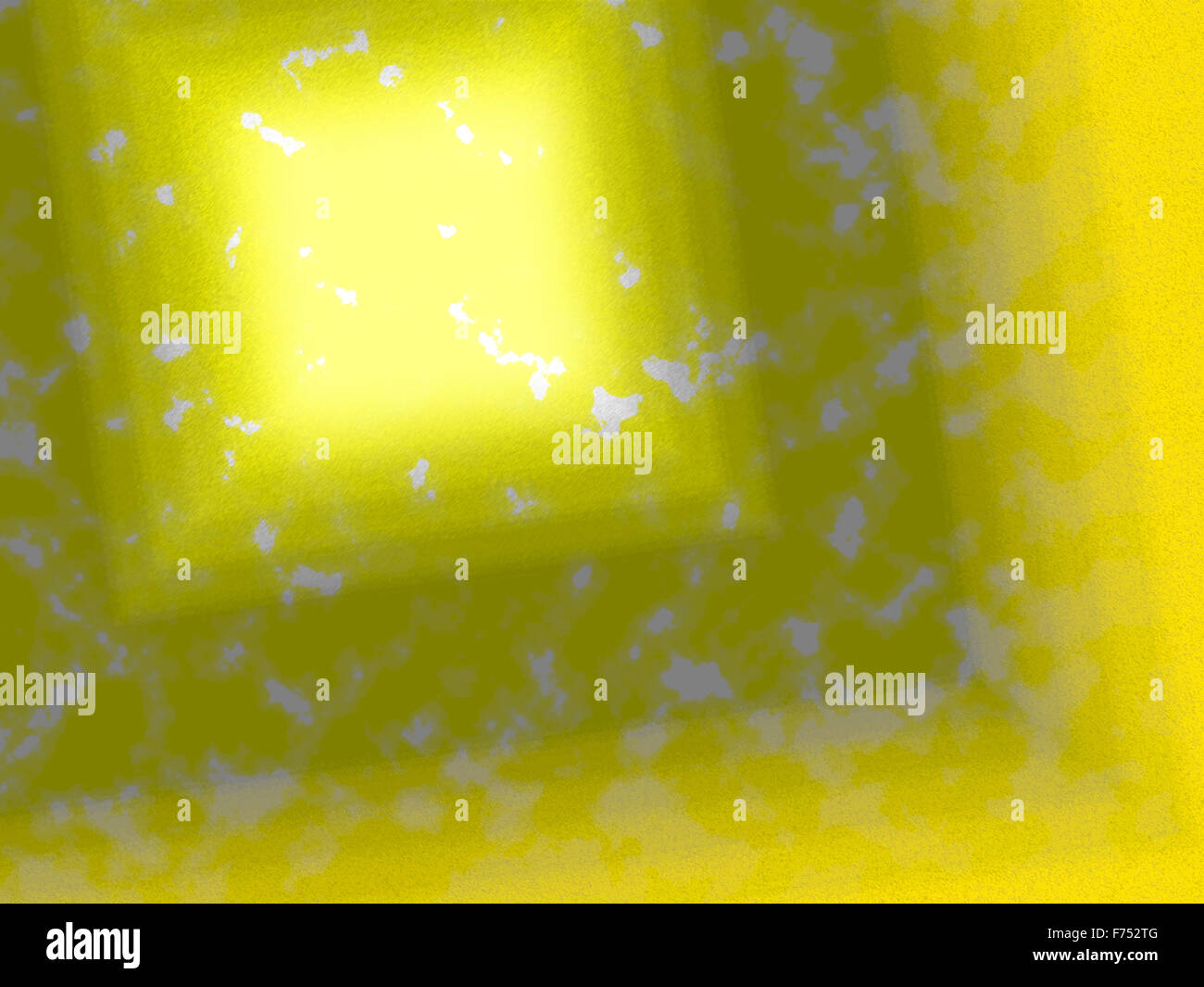Abstract yellow gradient frame background. Stock Photo