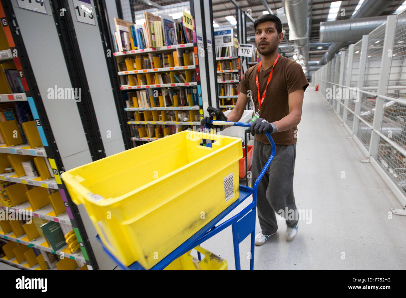 The Amazon fulfilment centre in Hemel Hempstead,Hertfordshire on
