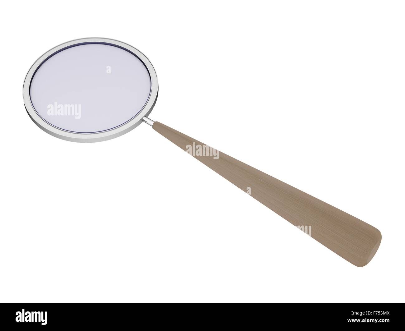 Loupe. Magnifying glass. Isolated tool. 3D image Stock Photo Alamy
