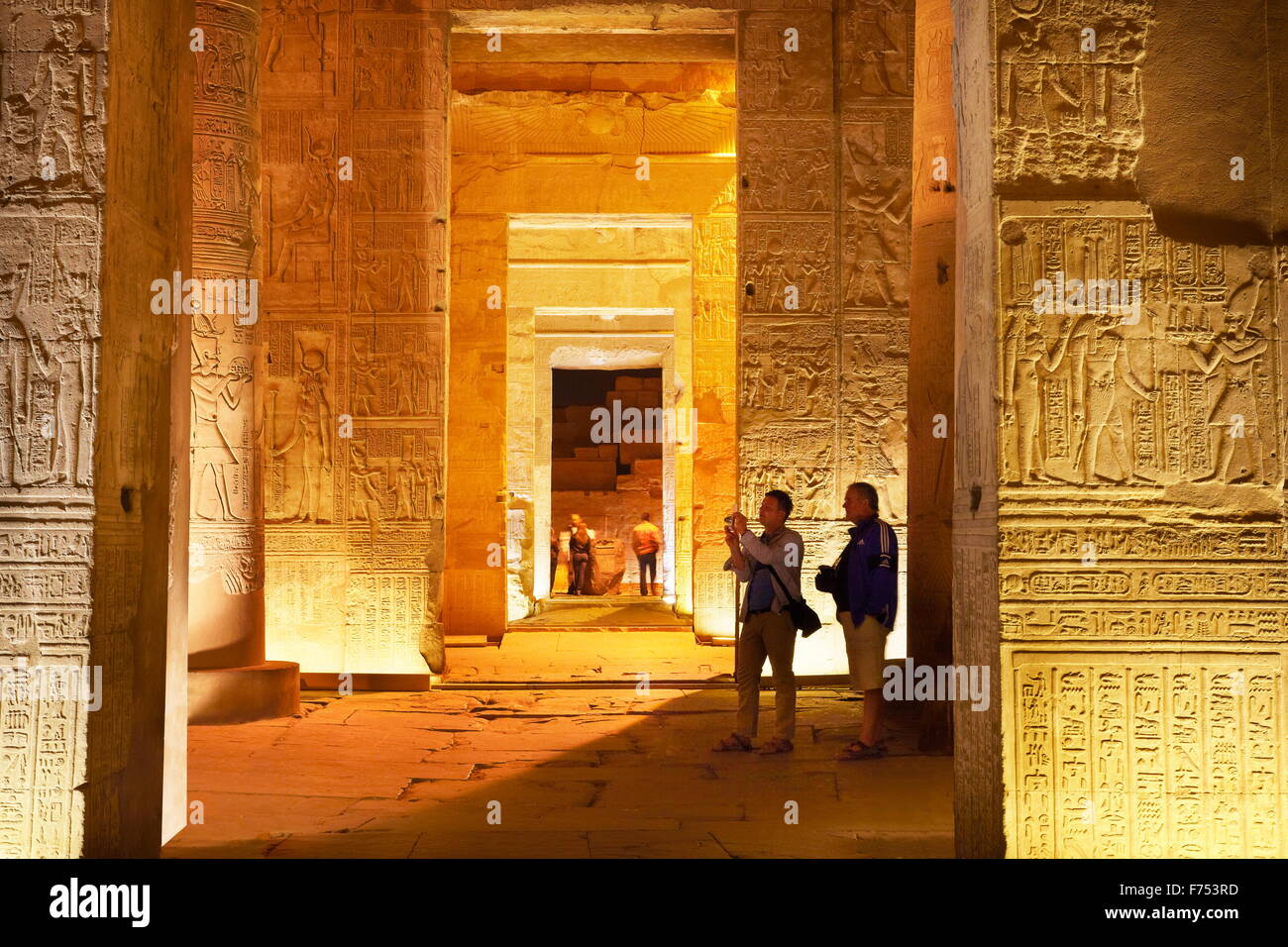 Egypt - Kom Ombo, Temple of Sobek Stock Photo