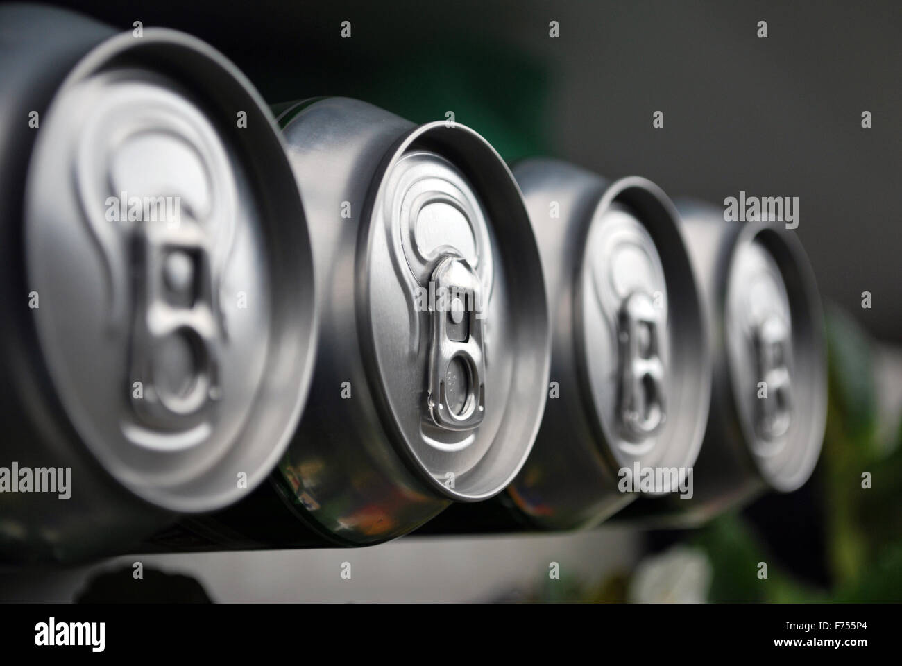 Beer Cans Stock Photo