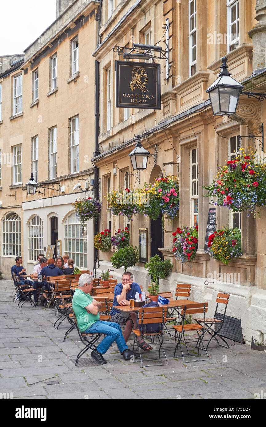 The Garricks Head pub in Bath, Somerset England United Kingdom UK Stock Photo