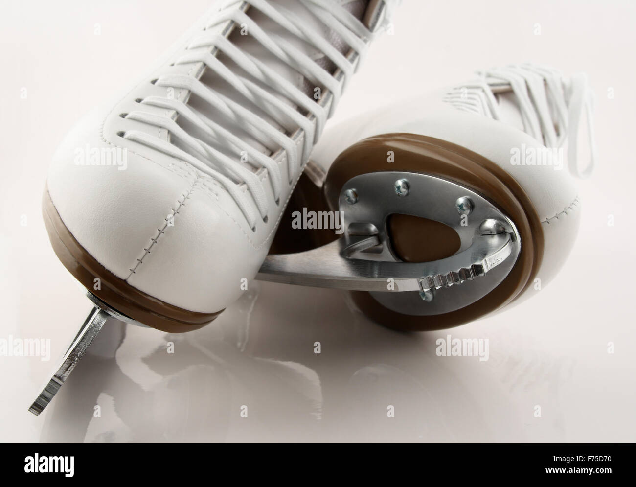 Blades of figure skates Stock Photo Alamy