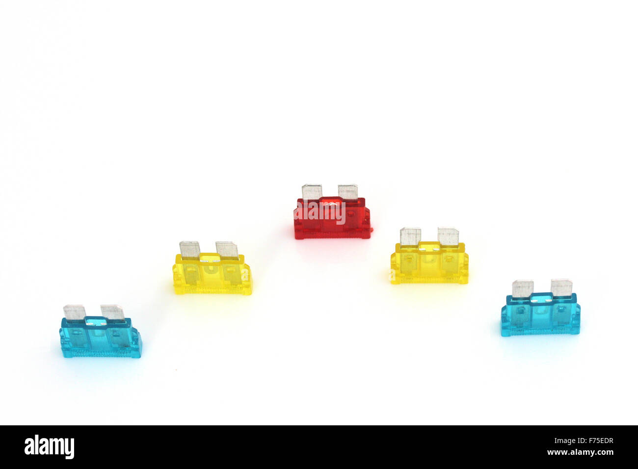 Electrical Auto Car Fuses Stock Photo Alamy