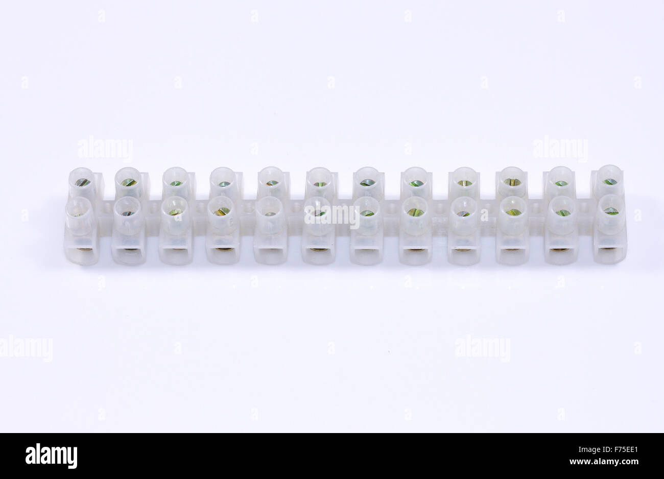 Electrical Connector Terminal Block Stock Photo - Alamy