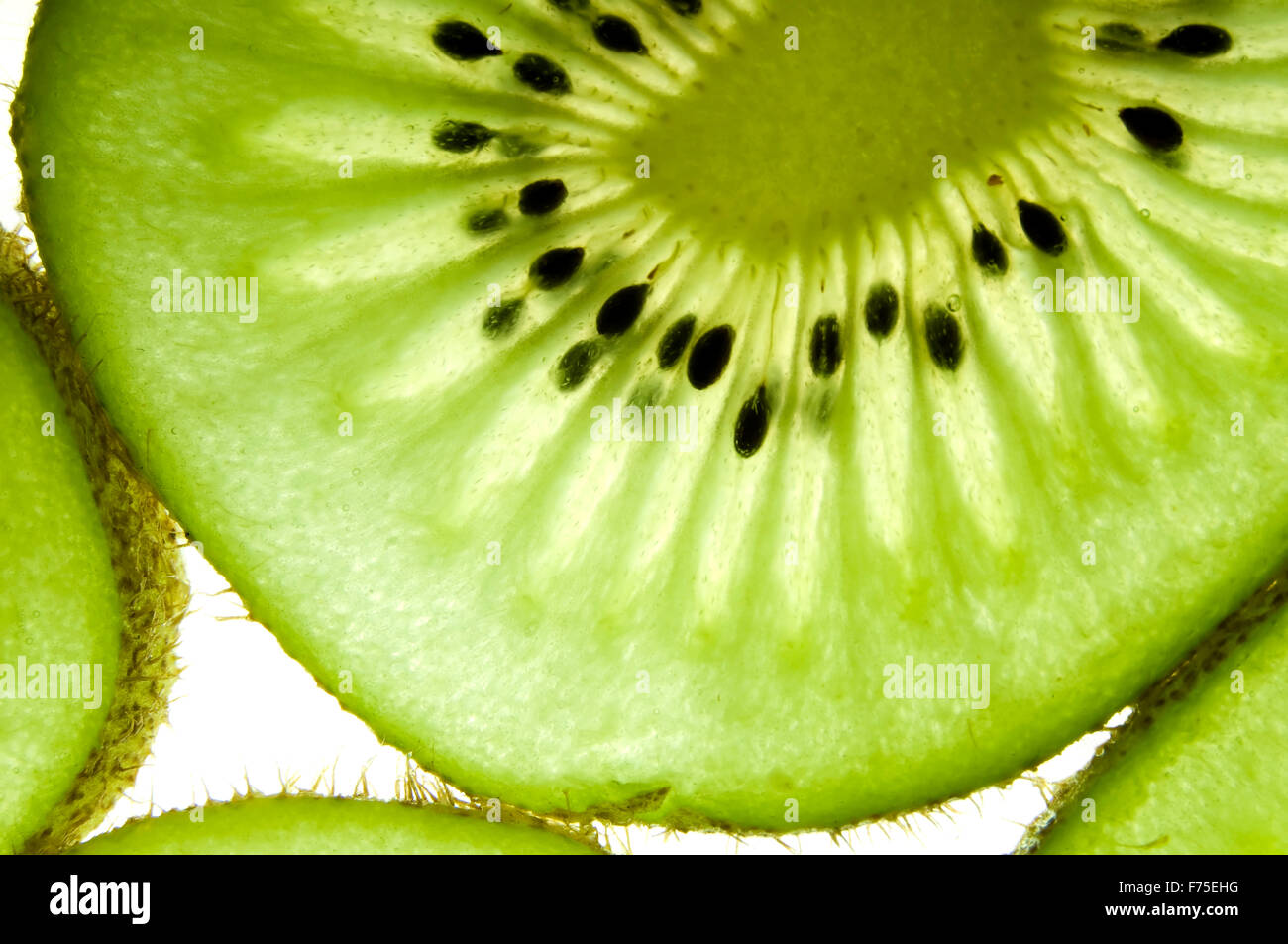 Kiwi background Stock Photo