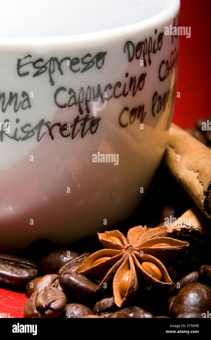 Flavoured coffee Stock Photo