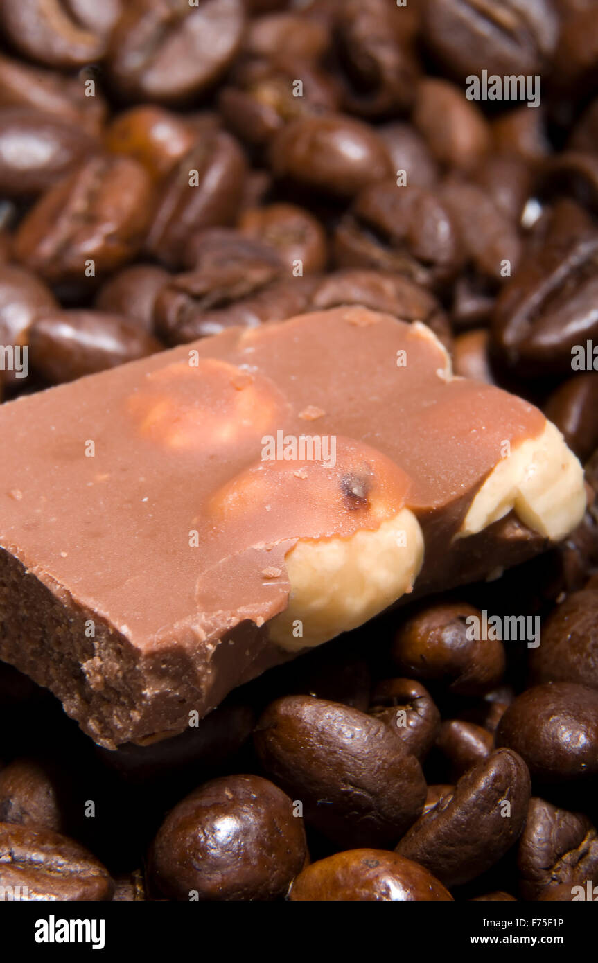 Coffee and chocolate Stock Photo