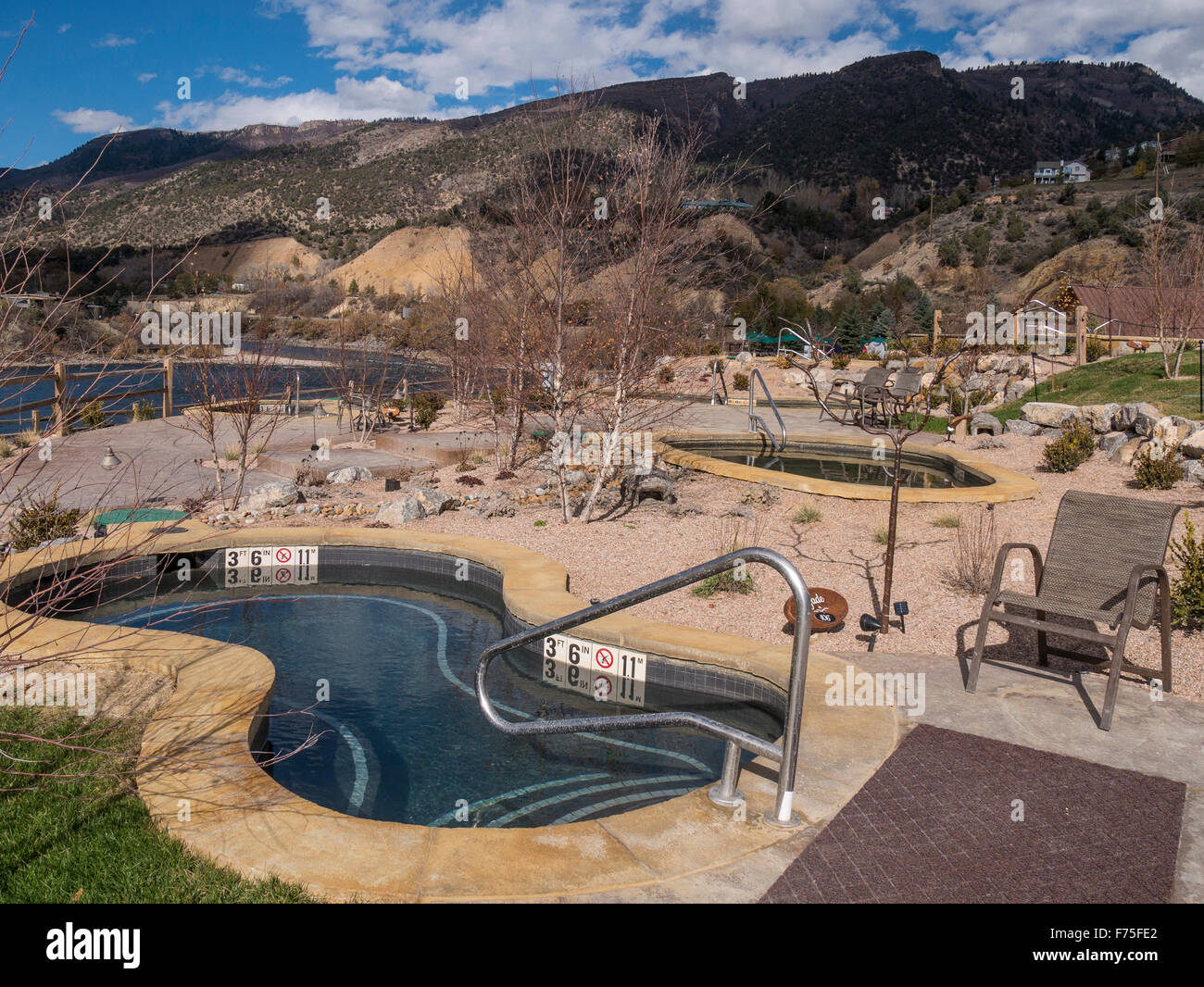 Iron Mountain Hot Springs, Glenwood Springs, Colorado Stock Photo Alamy